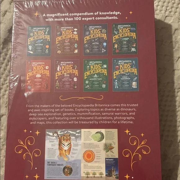 NIB Britannia All New Kids Encyclopedia 8 Book Collection 2023 - Picture 3 of 4